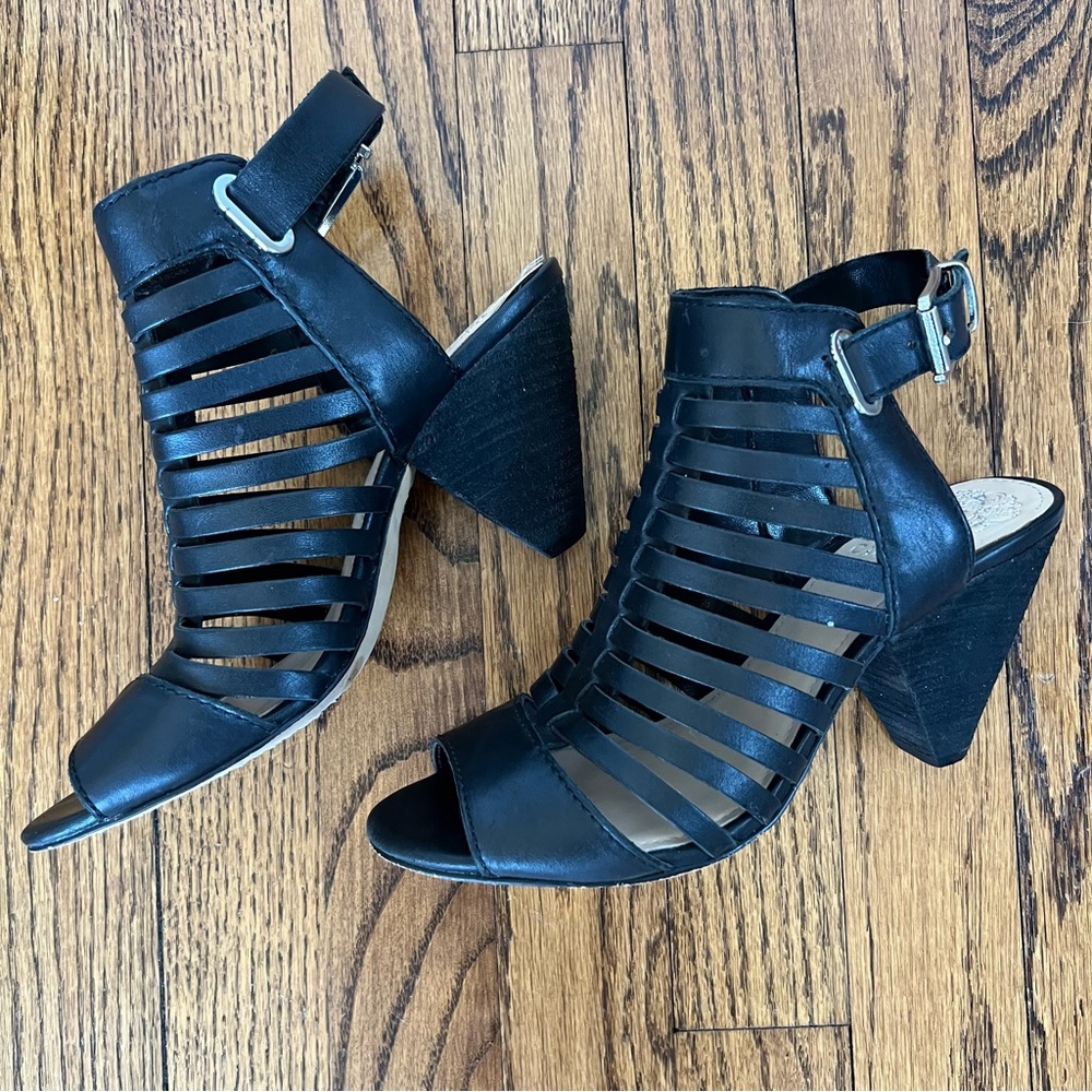 Vince Camuto Black Heeled Sandal Women’s US Size 7
